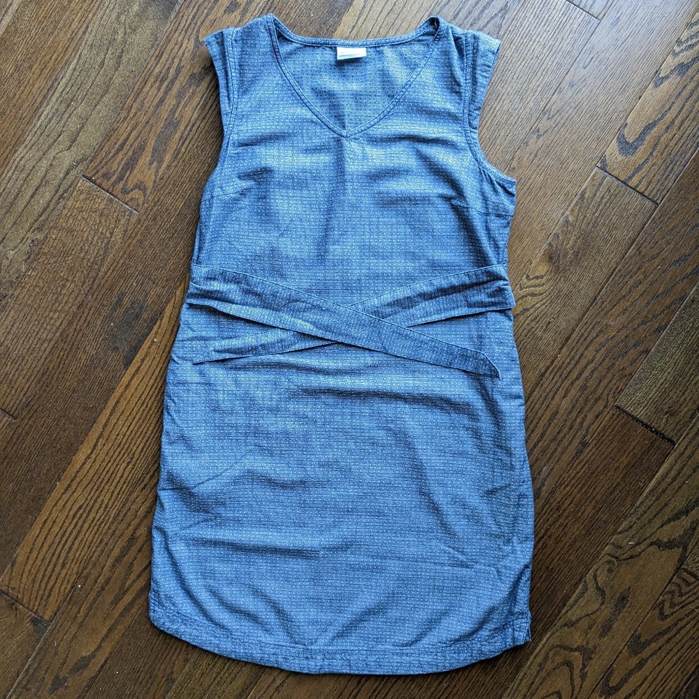 Columbia Women's Summer Dress - 100% Organic Cotton Shell in Gray, Size M